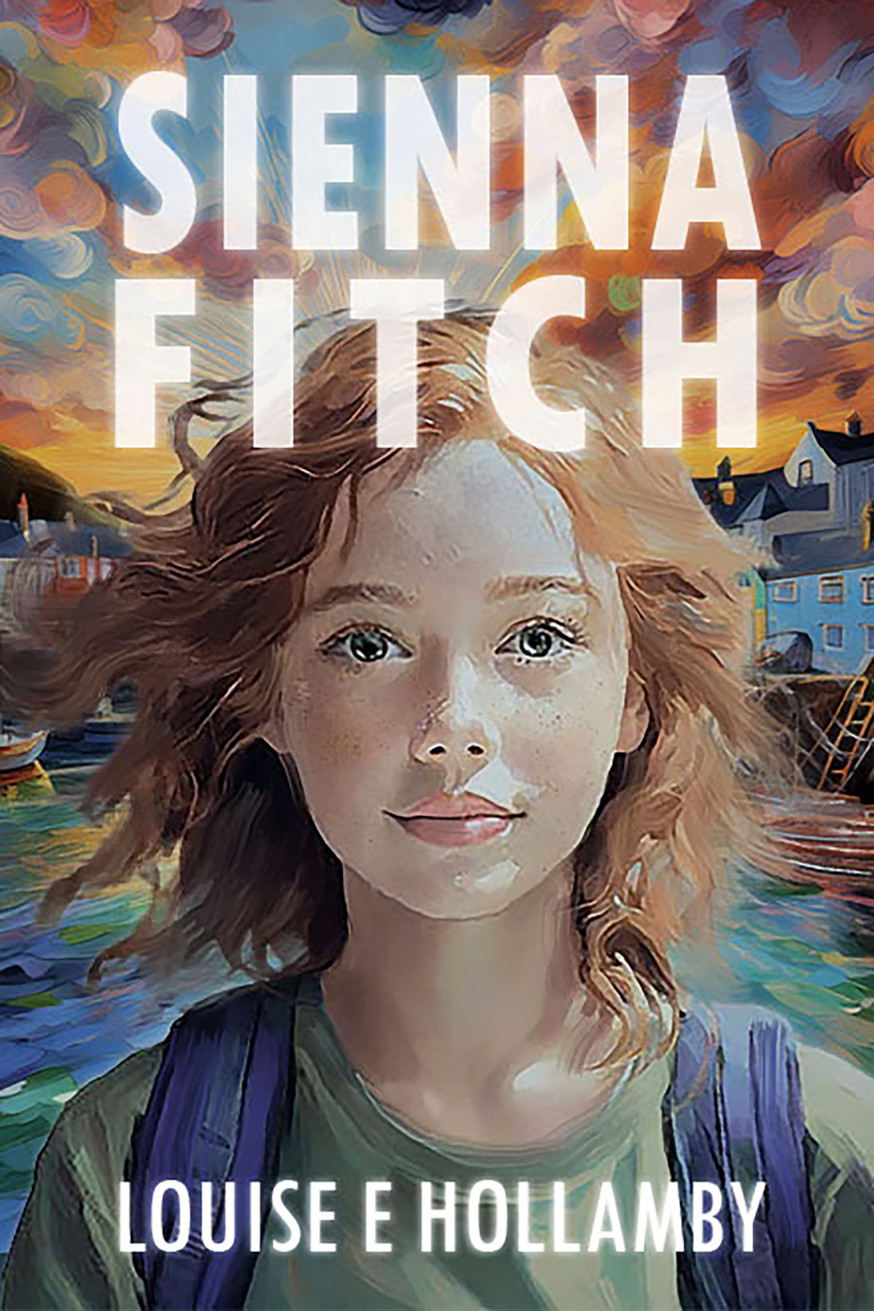 Cover of the YA novel Sienna Fitch by Louise E Hollamby, set on the coast of Cornwall